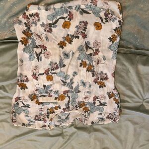 Maurices Cream Floral Blouse